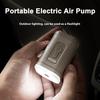 Электрический воздушный насос с 5 насадками, мини-портативный беспроводной воздушный компрессор, зарядка через USB, насос для накачивания, дефлятор с подсветкой