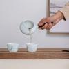 Modern Mutton Fat Jade White Porcelain Office Tea Set