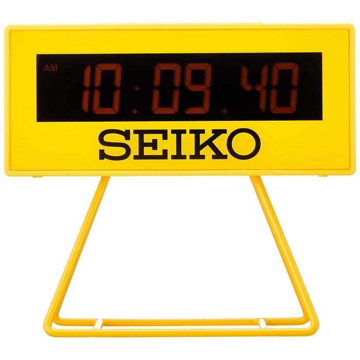 Seiko Часы Будильник Цифровые Мини-таймер Часы Желтые SQ815Y