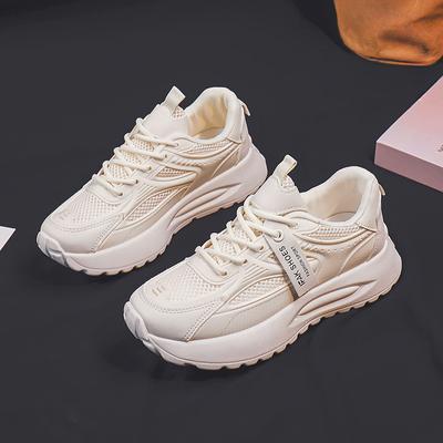 Корейская онлайн-обувь Surface Low Top Dad Shoes, женская летняя новая дышащая студенческая спортивная обувь с увеличенной подошвой для отдыха