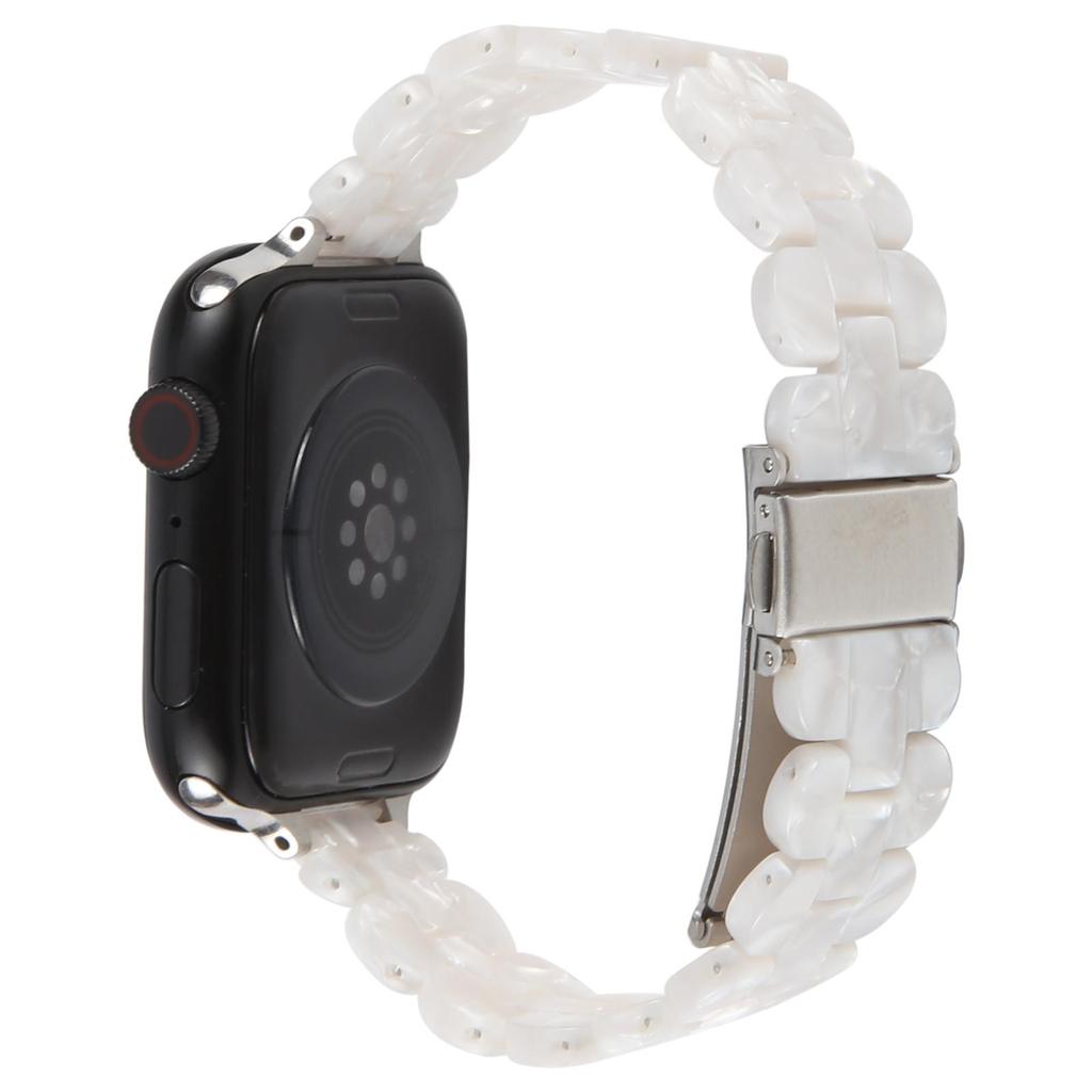 12мм ремешок из смолы для Apple Watch Series 10 9 8 7 SE 6 5 4 3 2 1 42мм 41мм 40мм 38мм Замена тонкого браслета