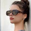 Vintage Wide Legs Sun Glasses Lightweight UV400 Eyewear Large Frame Sunglasses  Selfie