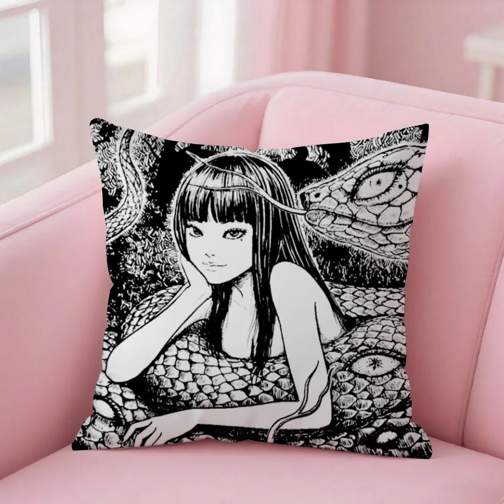 J-Джунджи И-Ито Хоррор Манга Томиэ Наволочка Квадратная Диванная С Для Узора Удобные Подушки Подходящий