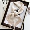 Luxury Polka Dot Silk Square Scarf Women Hijab Hair Bands Neckerchief Female Satin Shawl Ribbon Headband Fashion Wraps Bandana