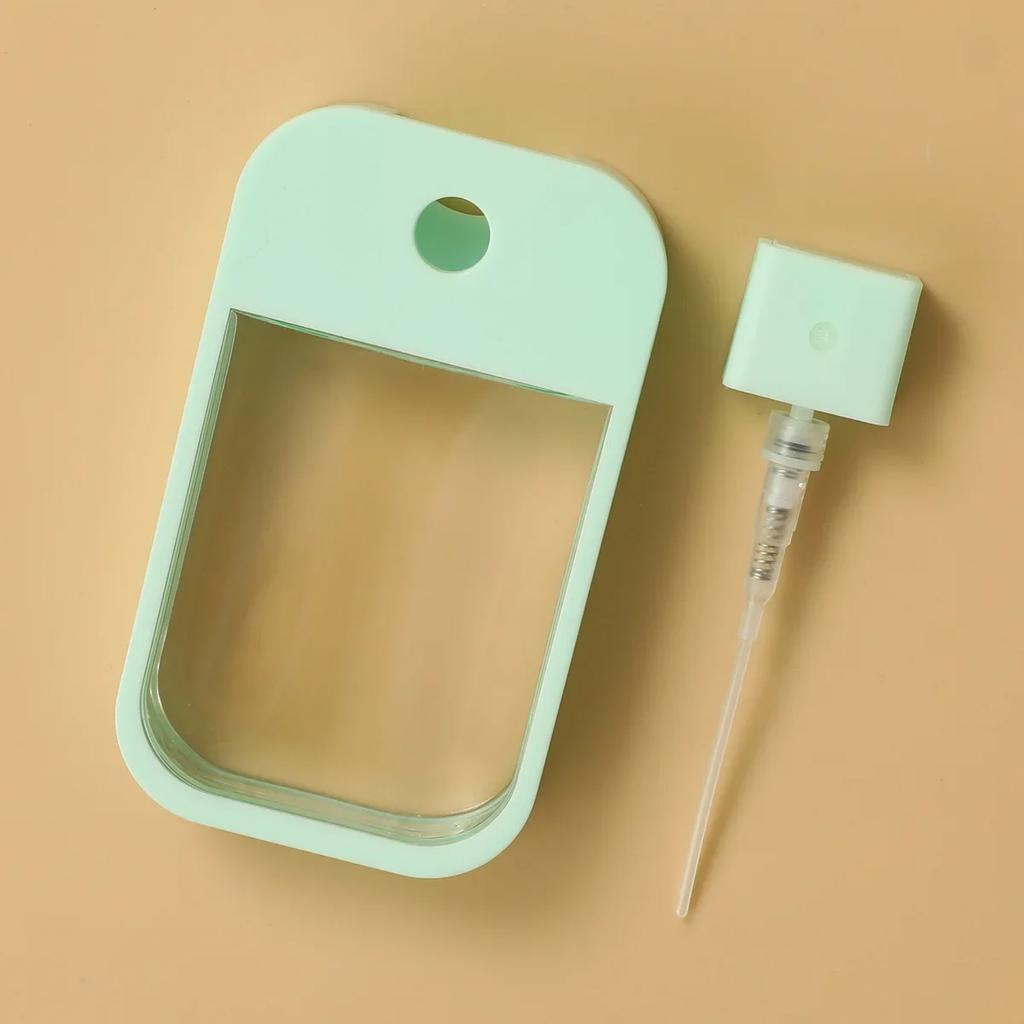 1PC New 45ml Portable Refillable Hand Sanitizer Alcohol Bottles Mini Card Spray Bottle Travel Sub-bottling Cosmetics Press