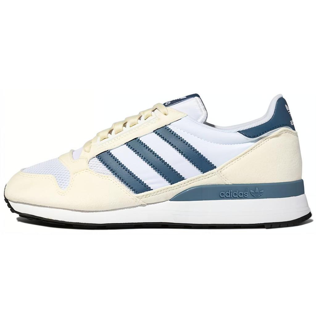 adidas Originals ZX 500 Удобная повседневная носка Прочные низкие лайфстайл кроссовки Унисекс кроссовки Белый Синий HP9058