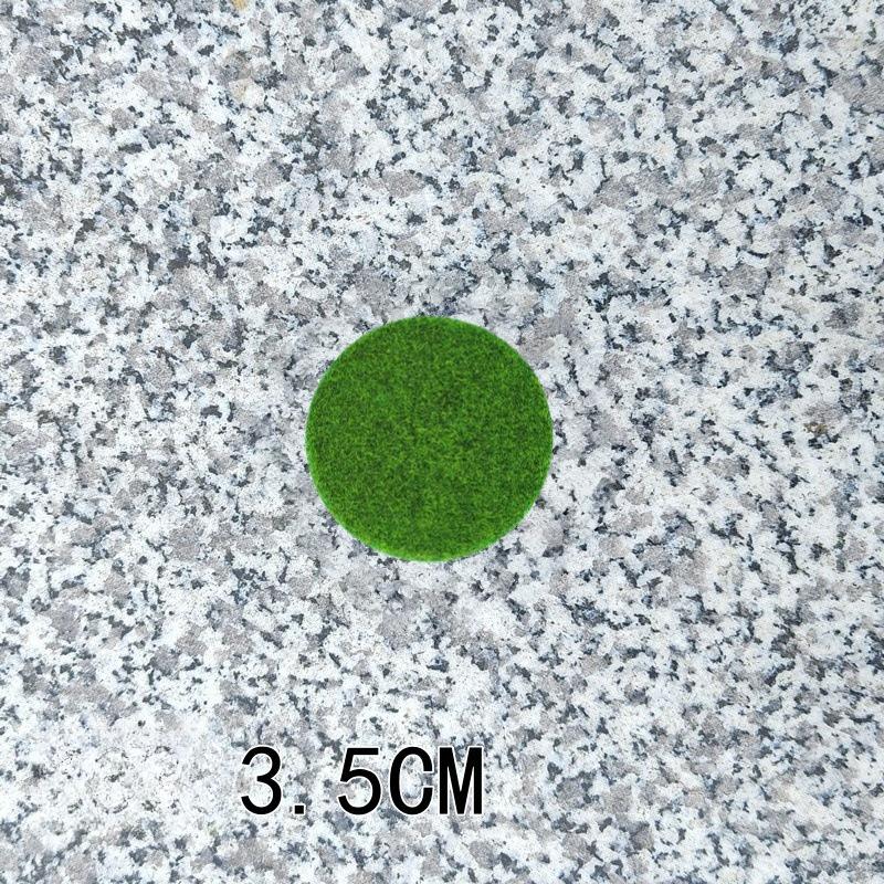 5 шт. Круглый искусственный газон, Искусственный мох, Миниатюрный ландшафт, Зеленые растения, Уличный ковер, Материал для DIY-декора