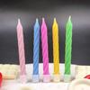 New Product Colorful Thread Birthday Candles, Creative Children's Party Color Mix 10 Pack Thread Birthday Candles