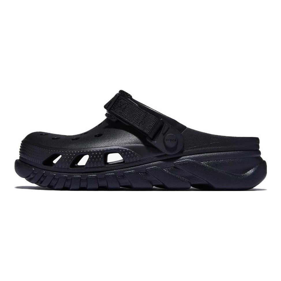 Crocs Duet Max Clog Eva Спортивный стиль Мягкие удобные клоги Унисекс клоги Черный 208776-001