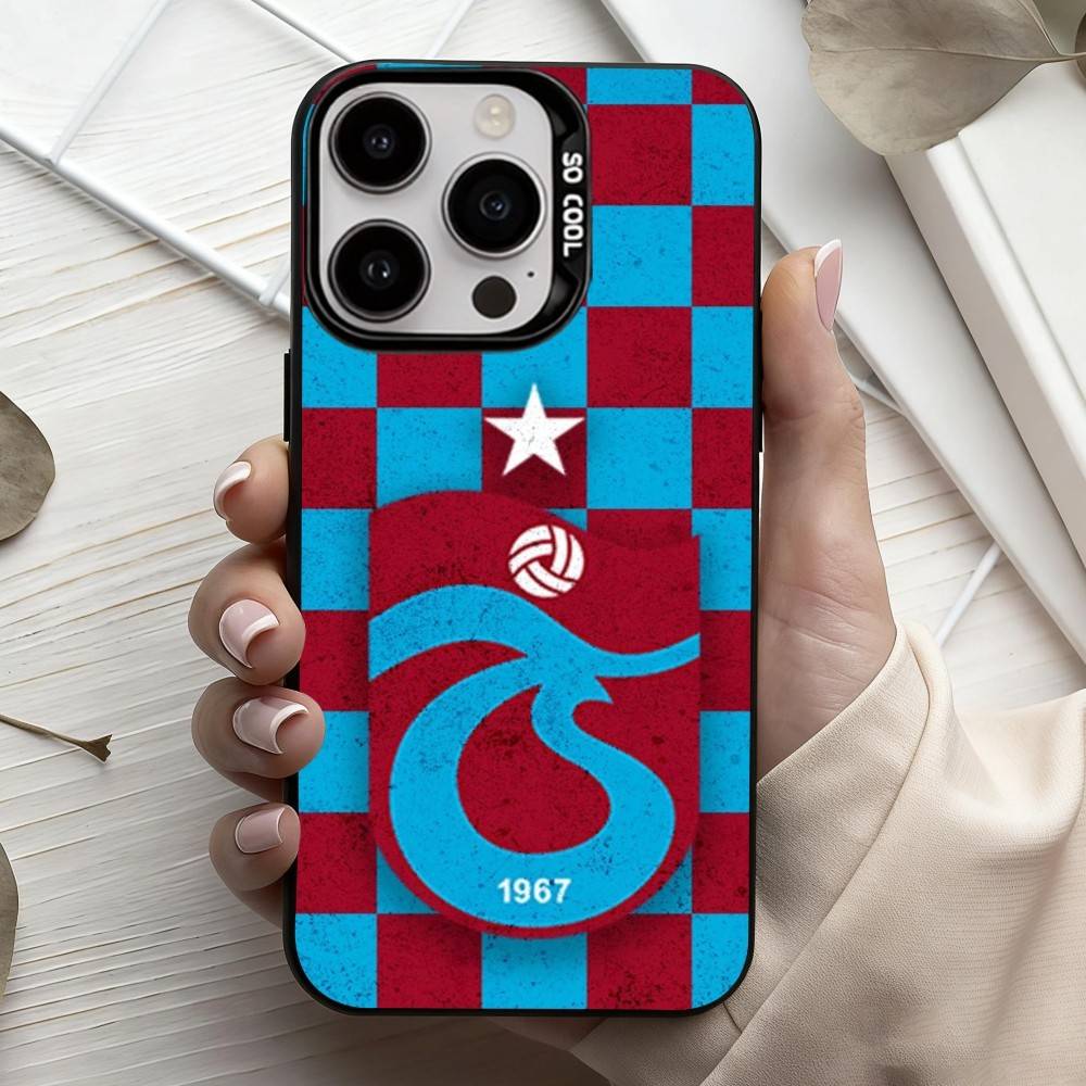 Чехол для телефона T-Turkey T-T-TrabzonsporS для iPhone 17, 16, 15, 14, 13, 12, 11 Plus, Pro Max Конфетный Посеребренный Внутренний Чехол