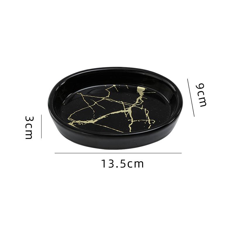 Керамическая мыльница в скандинавском стиле с мраморным узором, овальная декоративная мыльница для ванной комнаты, аксессуары для дома, ящик для хранения мыла