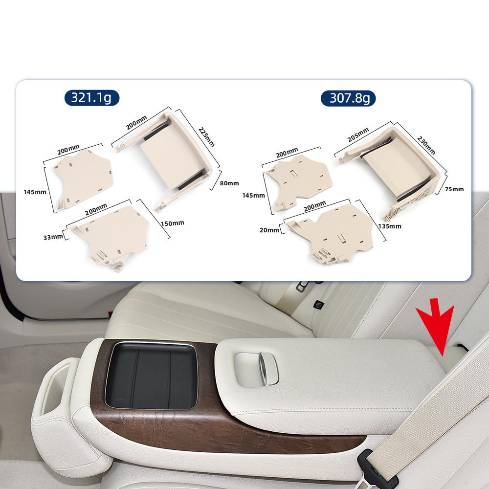 Rear Armrest Box Cover Back Seat Armrest Bracket Armrest Box Cover Plate 21392022073D92 For Mercedes-Benz W213 E-Class E260 E300