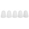 5Pcs Mouthpiece Cap Silicone Protector Accessory Set Kit for Clarinet Saxophone White