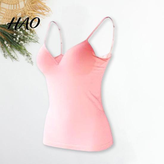 Sport Vest Padded Bra Top Spaghetti Strap Solid Color V-Neck Sleeveless Quick Drying Sling Slim Fit Sexy Bottoming Underwear for Women Tank