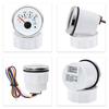 40-120℃,100-250℉ 52MM Water Temperature Gauge With Flashing Alarm Temp Sensor 10.2MM for Auto Car Boat Yacht 7 Color Light