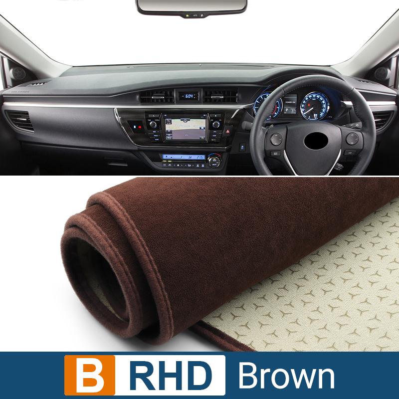 Автомобильные аксессуары для Toyota Corolla E180 2014 2015 2016 2017 2018 Чехол на приборную панель, избегайте попадания света, коврик с защитой от ультрафиолета, нескользящий