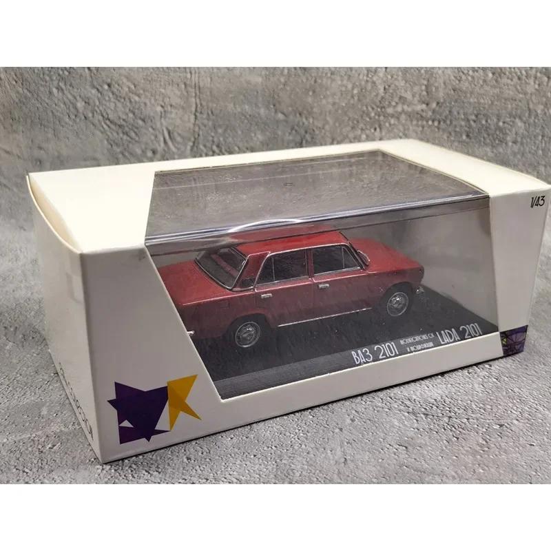 Литой под давлением масштаб 1/43 LADA BA3 2101 Модель автомобиля из сплава Сувенир Статические декоративные элементы Коллекция транспортных средств EVR43 Праздничные подарки Игрушка