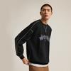 Li Ning X YNG DNA Wade Collection, Свитшот с круглым вырезом, вышивкой с принтом букв, на флисовой подкладке, утепленный, свободного кроя, пуловер AWDUH29-1