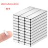 30Pcs 20x6x2mm Strong Neodymium Magnet NdFeB N35 Rectangle Permanent Magnetic Imanes Disc