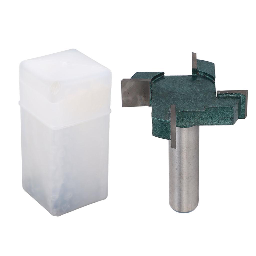 Фреза ЧПУ 4-зубая Т-образная для выравнивания поверхности, деревообрабатывающая фреза, хвостовик 12 2