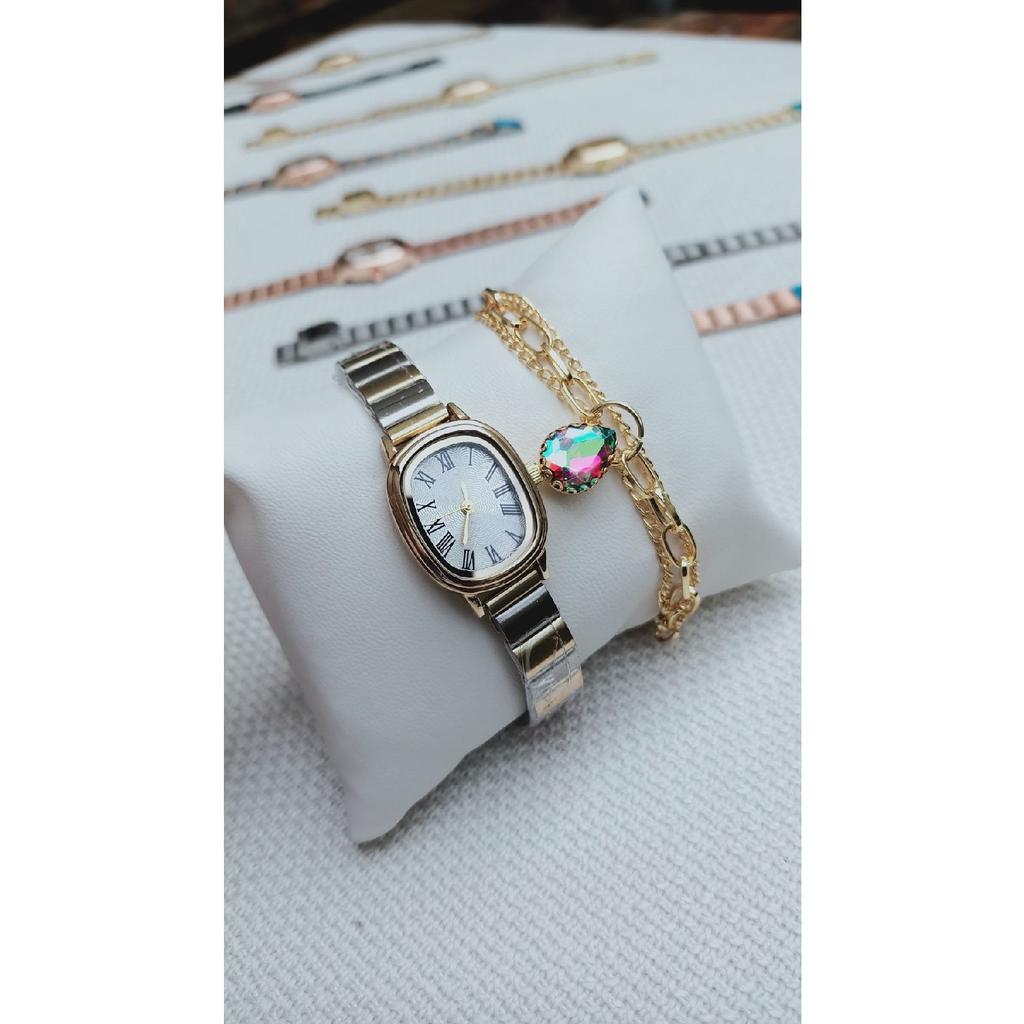 Bracelet Set Analog Wristwatch Clock Set