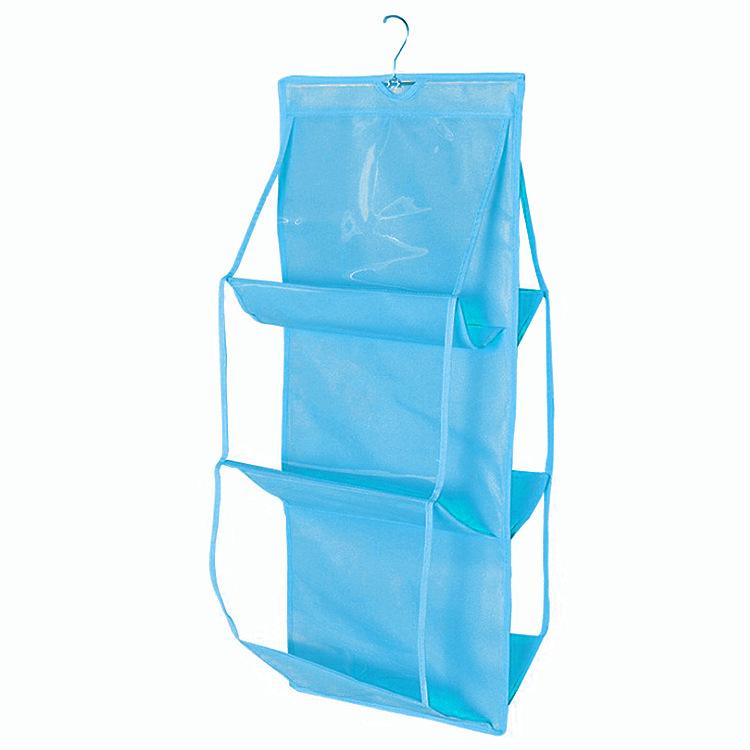 6 Pocket Shelf Bags Purse Handbags Organizer Door Hanging Storage Closet Hanger