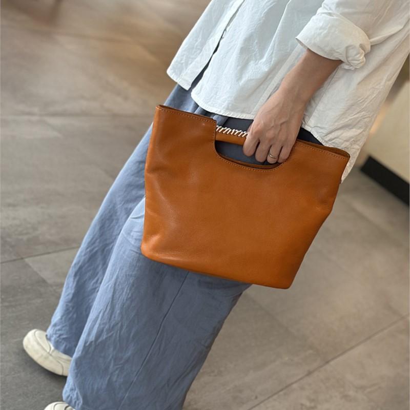 Johnature Женская сумка ручной работы из натуральной кожи, винтажная сумка большой вместимости через плечо