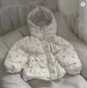 Baby Girl Princess Cotton Padded Floral Jacket Infant Toddler Child Spring Autumn Winter Coat Thick Outwear Baby Clothes