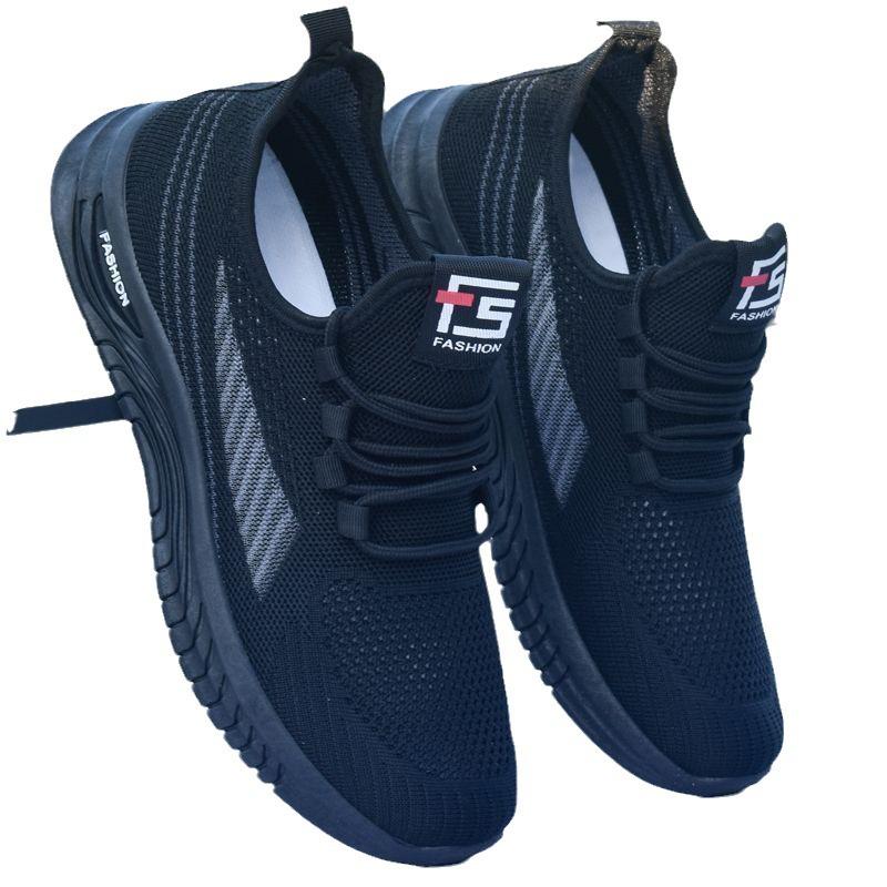 Весенние дышащие мужские прогулочные кроссовки Old Beijing Mesh для людей среднего и пожилого возраста