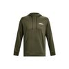 Under Armour Fleece Graphic Print Hoodie Men Tops Green 1379745-390
