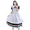 Maid British Long Short Plus Maid Coffee Costume [NOKIJP] Costume, Cosplay, Style, Lace, Ribbon, Sleeves, Sleeves, Lace, British, Halloween,