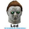 New Horror Michael Myers LED Halloween Kills Mask Cosplay Scary Killer Full Face Latex Helmet Halloween Party Costume Prop