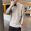 2024 Autumn Boyfriend New Spliced Pullovers O-Neck Embroidery Fashion Solid Color Loose Casual Versatile Long Sleeve Sweatshirts