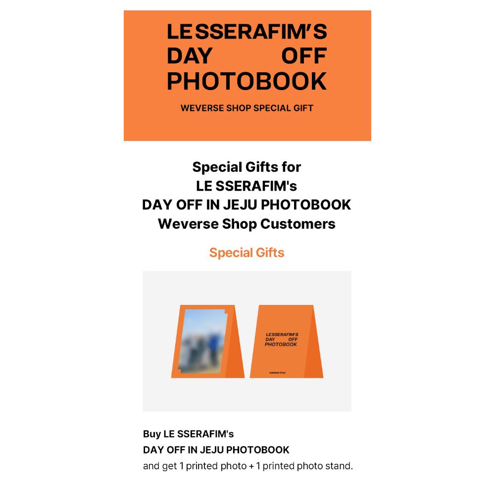 LE SSERAFIM ВЫХОДНОЙ В ЧЕДЖУ ФОТОКНИГА + Weverse POB