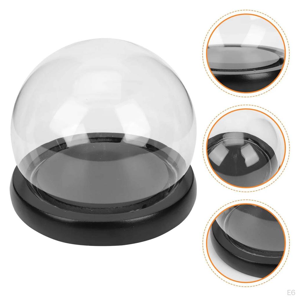 Cloche Glass Dome Valentines Day Gifts for Her Women Dollhouse Accessories Decor