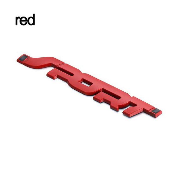 Car Metal 3D SPORT Logo Emblem Badge Sticker Trunk Fender Decal Accessories