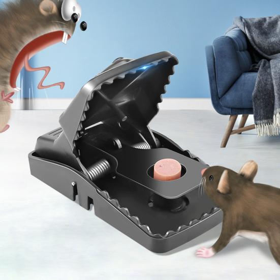 5 Pcs Mouse Trap Indoor Outdoor Mouse Snap Trap with Strong Spring Easy Setup Quick Mouse Catcher for House Mice Rats Rodents