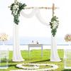 Искусственная арка Цветочная Приветственная Трехкомпонентный Набор Свадебная Флористика Изготовление Цветов Уличная Декоративная Арка Дверь Поставка