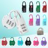3 Dial Metal Resettable Combination Padlock Suitcase Password Digit Lock