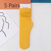 5 пар женских летних тонких дышащих носков-пиле для аэродинамической трубы академии