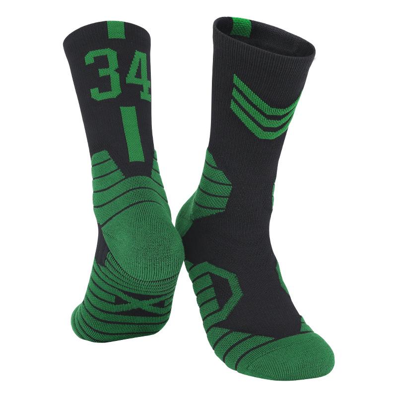 Summer Children'S Basketball Socks Actual Training Stockings Sports Socks Youth Non-Slip Socks Boys Medium Socks