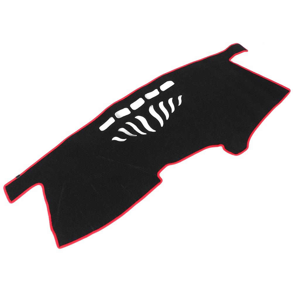 Car Dashboard Cover Mat to Avoid Light, Colorfast, UV Resistant, Installation, Replacement for 2012-2016 with Vents and Openings for