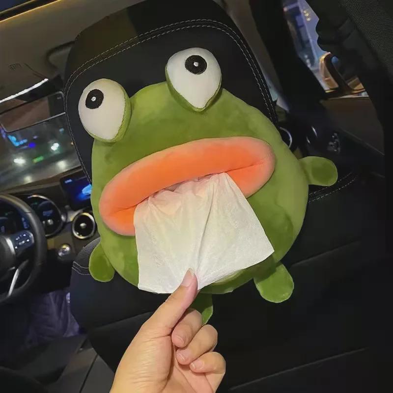 Мультяшная коробка с салфетками для женщин-водителей - Автомобильные аксессуары и домашний декор