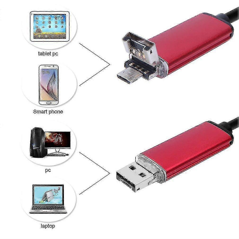 An99 5.5mm 6 Led Endoscope Borescope Inspection Camera For Android /for Pc