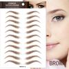 Brow Sticker 4D Hair Like Eyebrows Makeup Waterproof Eyebrow Tattoo Sticker Long Lasting Natural Fake Eyebrow Stickers Cosmetics