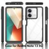 Прочный Чехол Гибридный TPU/PC Sky Case для Xiaomi Redmi Note 13 Pro 5G HongMi Note13 Funda Capa Ударопрочный Кристально Чистый Корпус