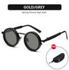 Nd2-400 9 Level Adjustable Dimming Polarized Sunglasses Men Women Fishing Punk Round Glasses Driving Eyeglasses Nd Filter