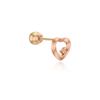 Tirr Lirr 14K Pink Gold Tulip In Heart Piercing TEPK4P00142M