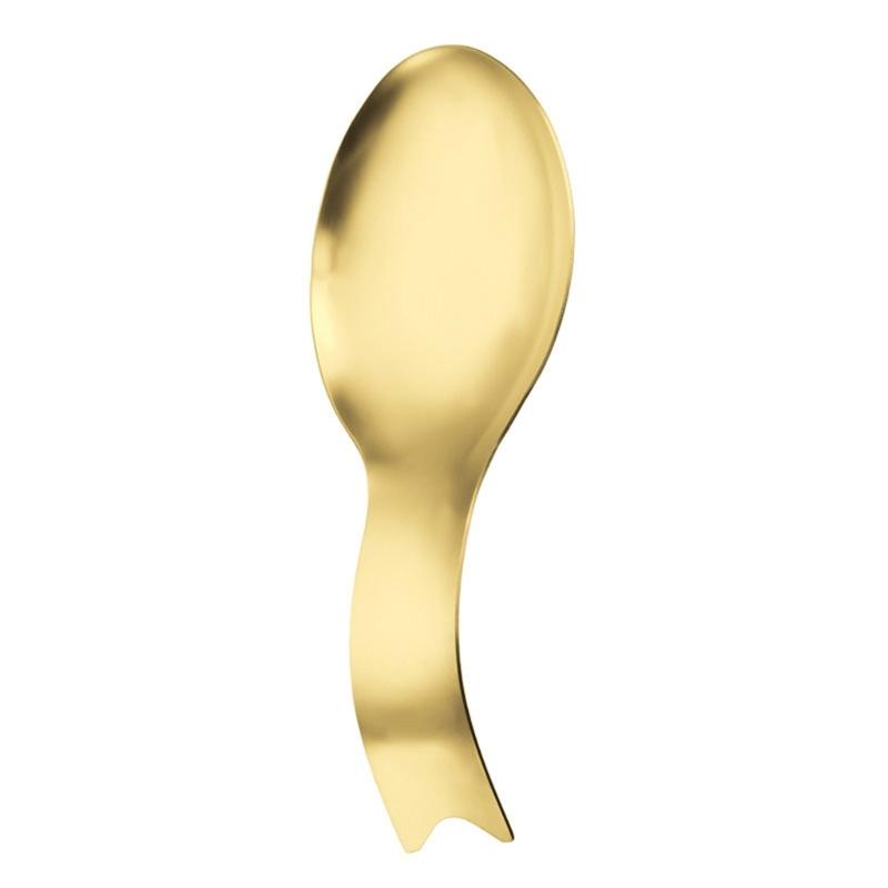 Stainless Steel Spoon Rest Ladle Holder For Kitchen Cooking Utensils Spatula Rack Corrosions Resistant Dishwasher Safe