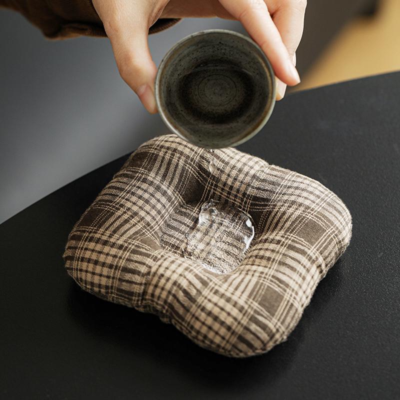 18*17 см хлопковая нескользящая ткань подставка под стакан термостойкий квадратный дизайн уникальный несколько стилей домашний декор стола аксессуары